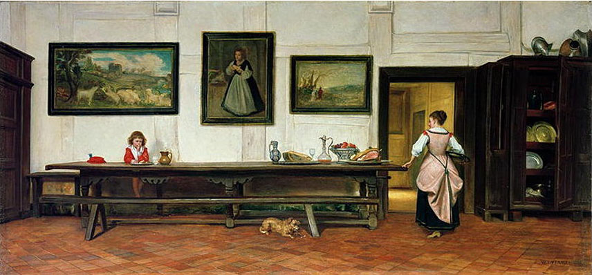 Interior of a Dining Hall